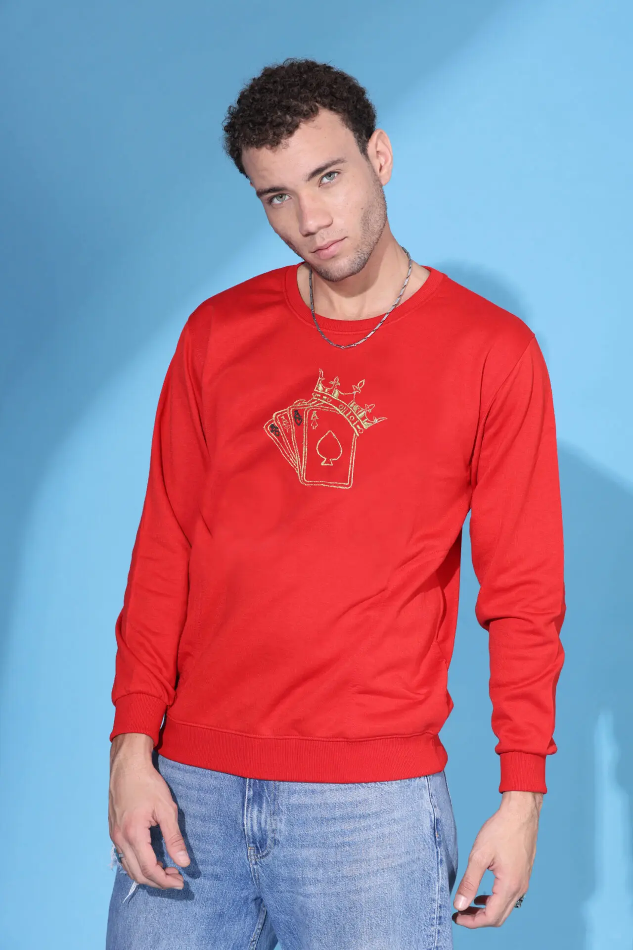 King Card Red Sweatshirt
