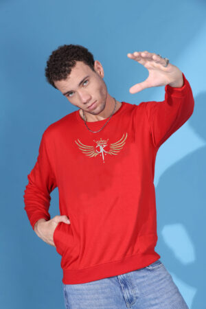 Crown Red Sweatshirt