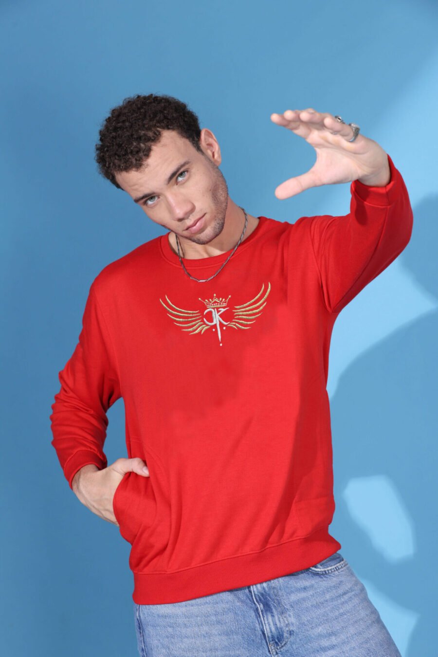 Crown Red Sweatshirt