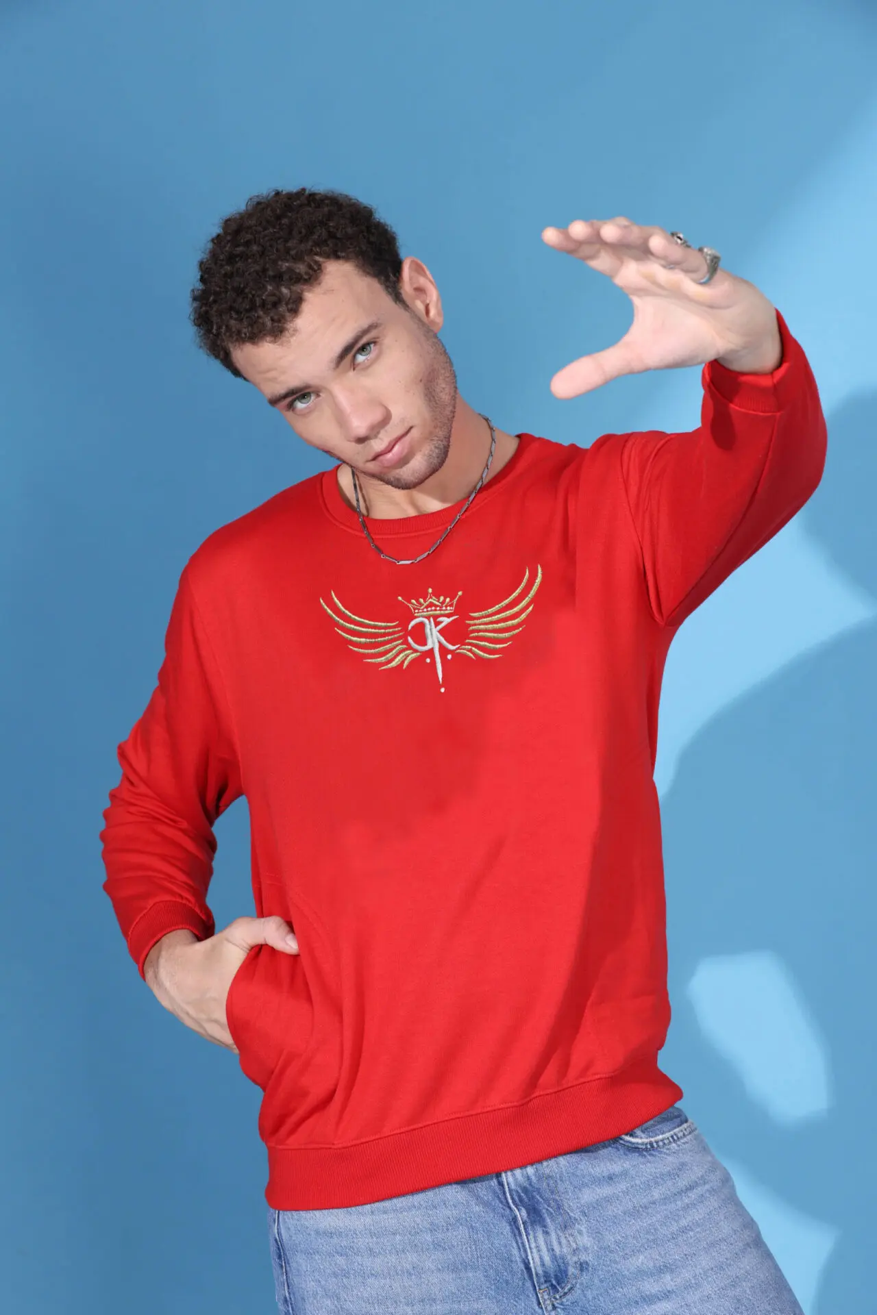 Crown Red Sweatshirt
