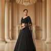Midnight Noir Sequin Lehenga Set