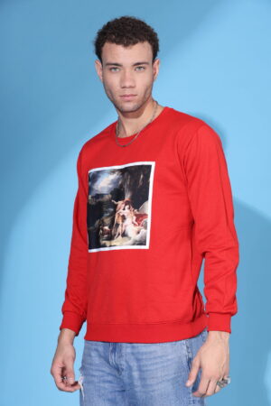 Roman Art Red Sweatshirt