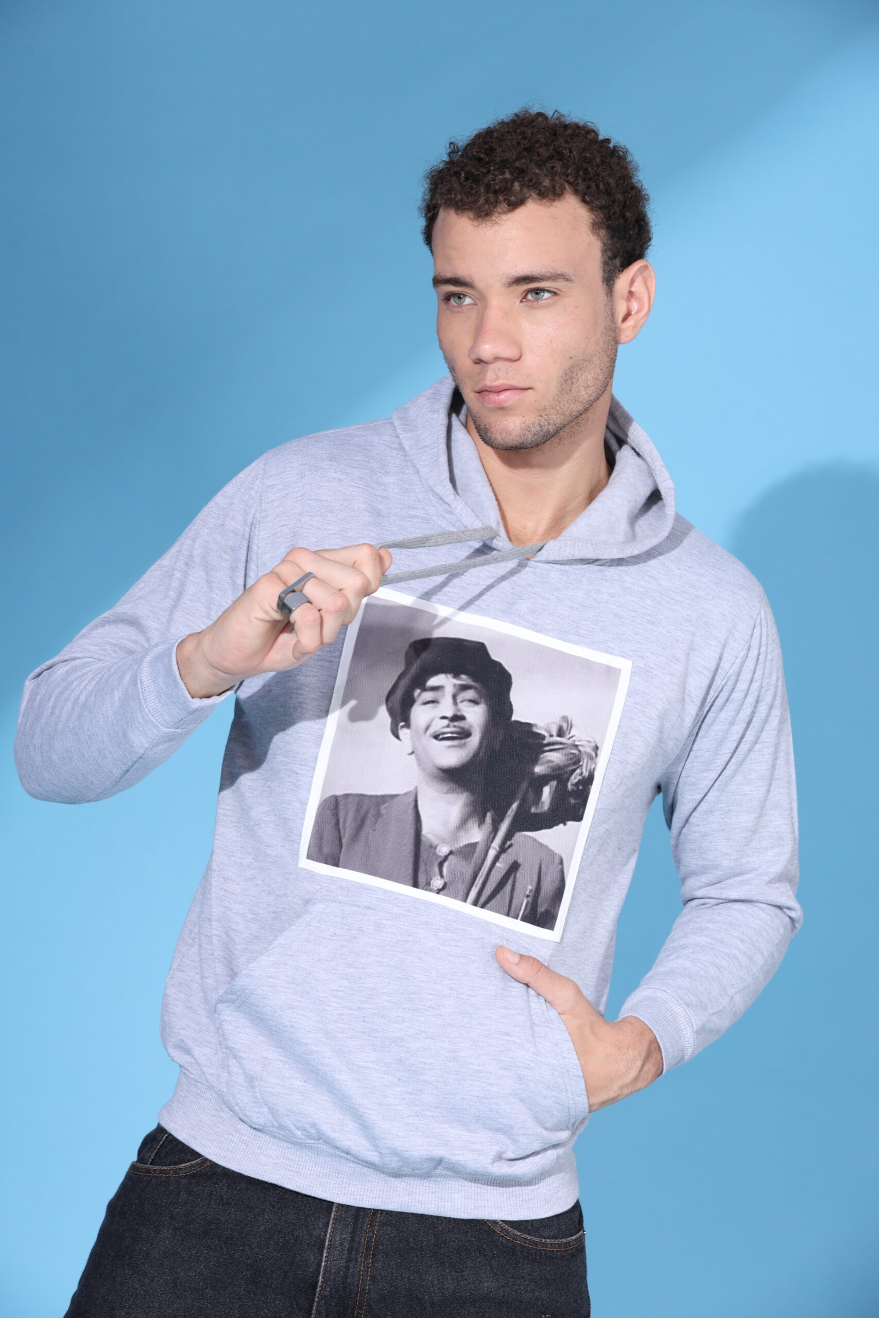 Awara 24 Grey Hoodie - Image 3