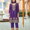 All New Blue Peplum Style Suit For Women Wedding Wear