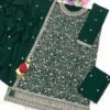 Designer Green Georgette Sharara Suit For Women