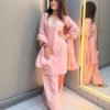 Pink Farshi Salwar Suit For Women Hand Embroidery Work
