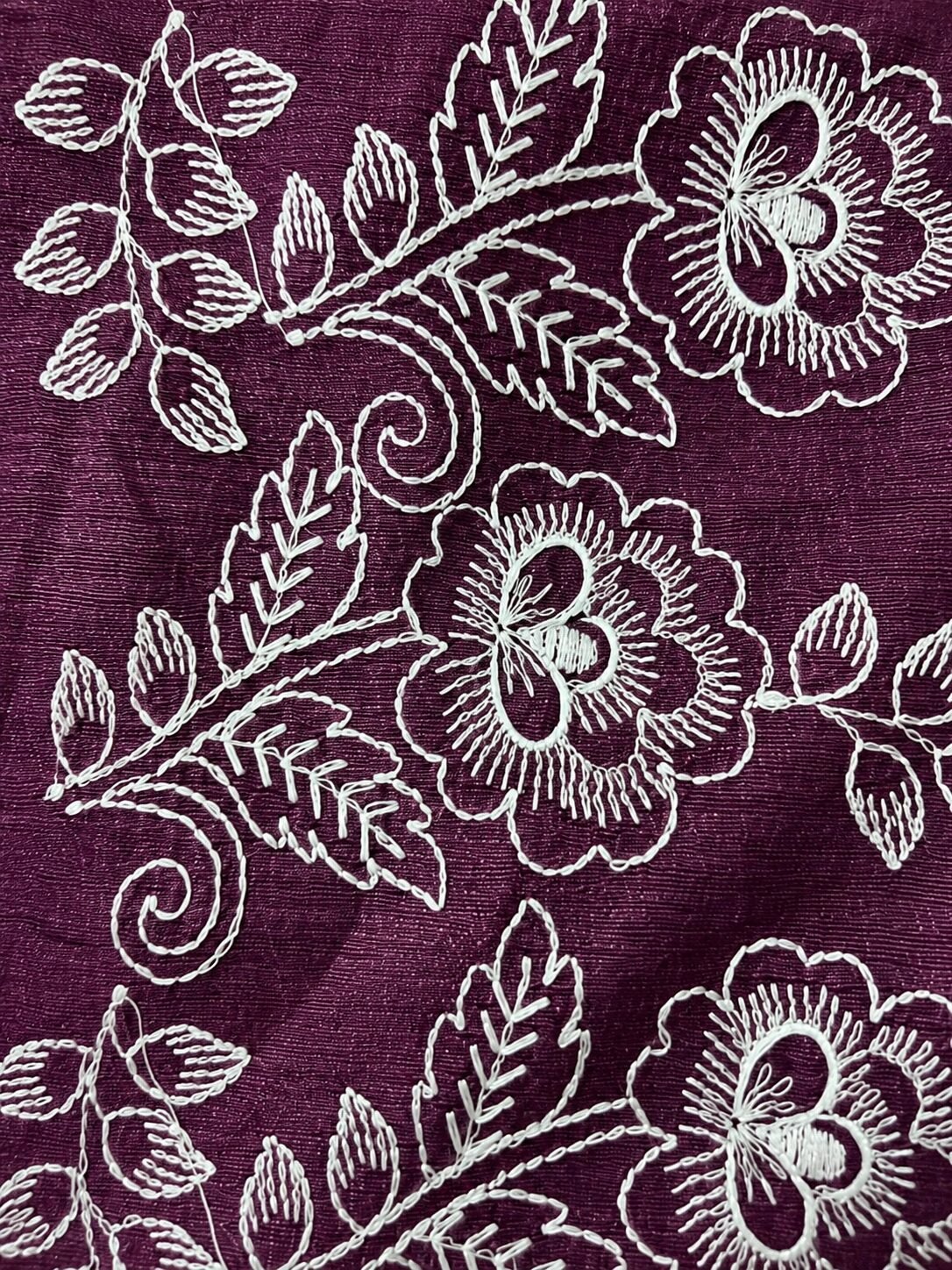 Embroidered Purple Saree
Colour: Purple
Blouse: Yes - Image 2