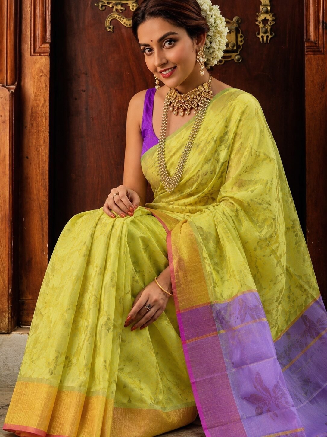 Self Woven Multicolor Saree
Colour: Multicolor
Blouse: Yes - Image 2
