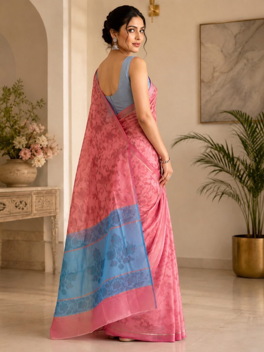 Self Woven Multicolor Saree
Colour: Multicolor
Blouse: Yes - Image 2