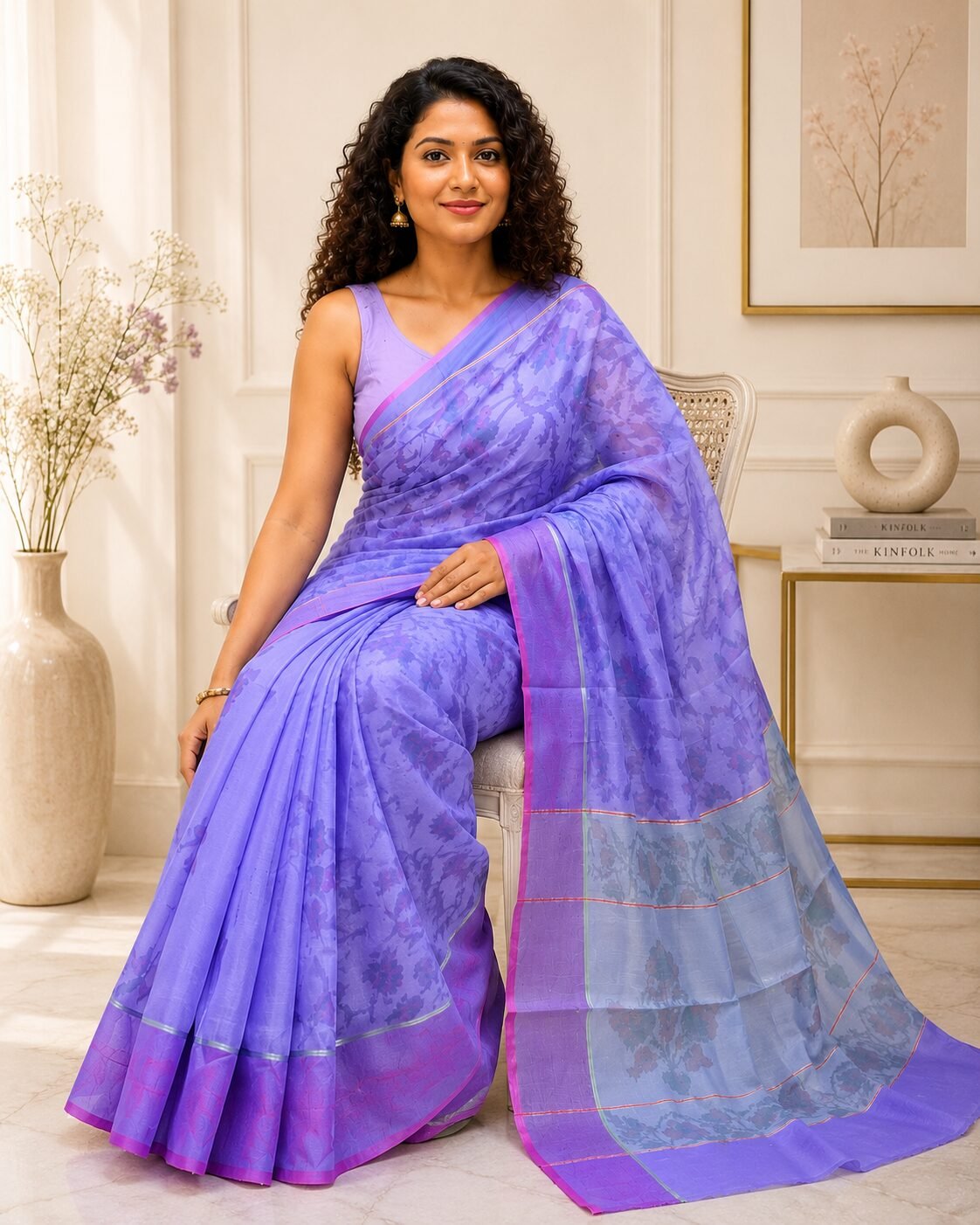 Self Woven Multicolor Saree
Colour: Multicolor
Blouse: Yes - Image 2