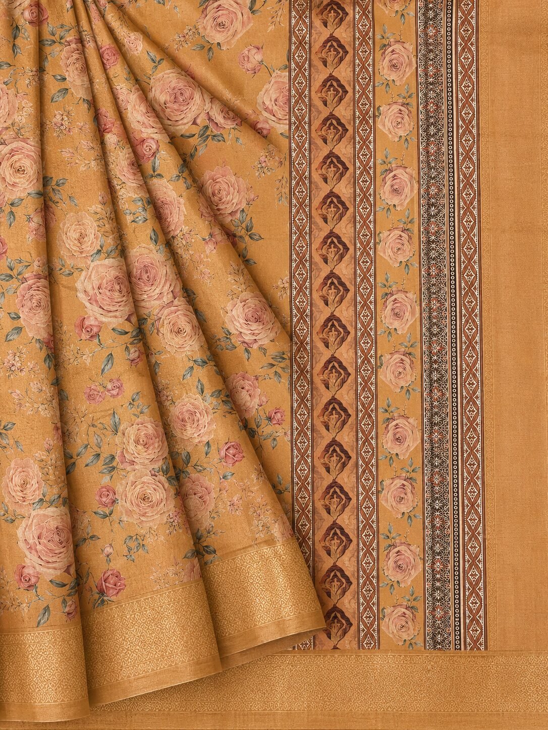 Saahi Floral Printed Saree
Color: Multicolor
Blouse: Yes - Image 2