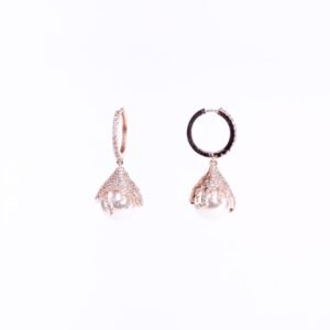 Rose Gold Gleam Earrings