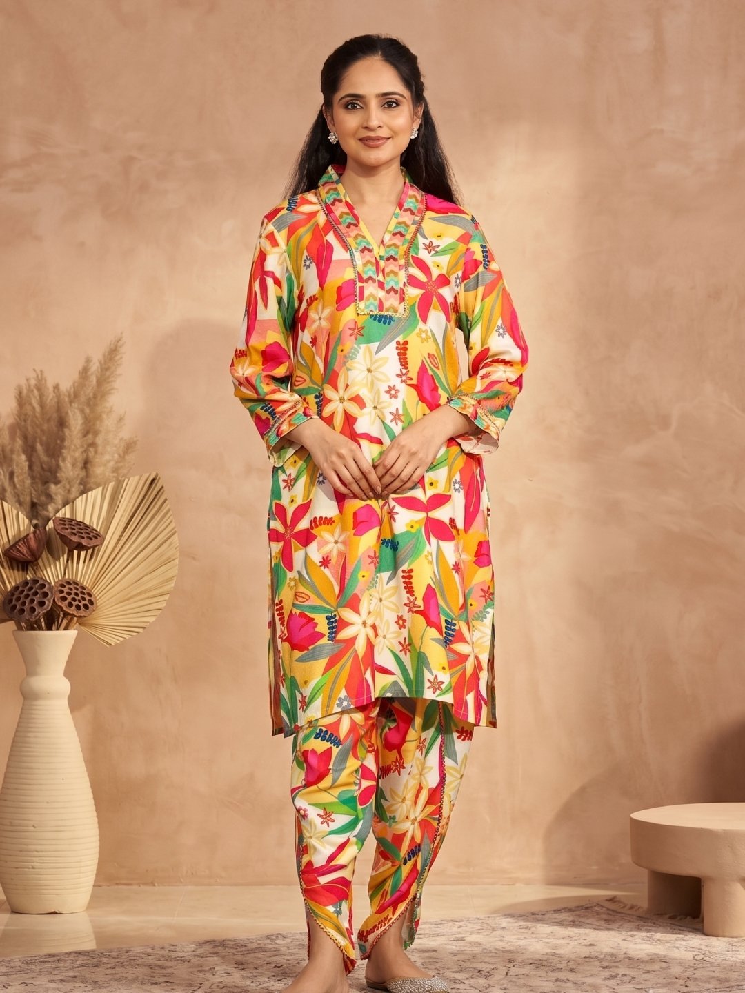 Rayon Floral Printed Co-Ord Set