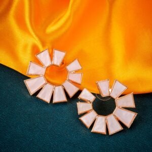 Kundan Polki Gold Plated Earrings