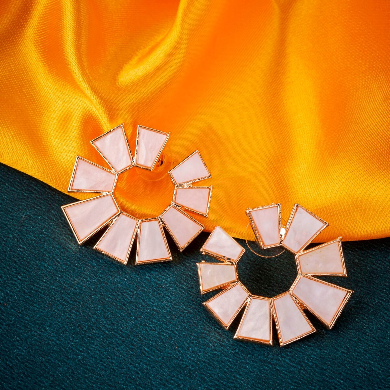 Kundan Polki Gold Plated Earrings