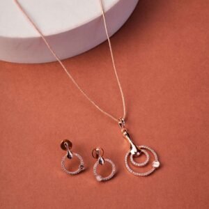 Enchanted Bloom Rose Gold Plated Locket Set