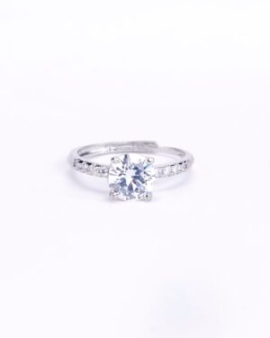 Rhodium Wedding Band