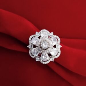 Timeless Luster White Rhodium Ring